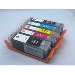 Pack 5 Tinteiros Alimentares Canon PGI570XLBK + CLI571XLBK/C/M/Y